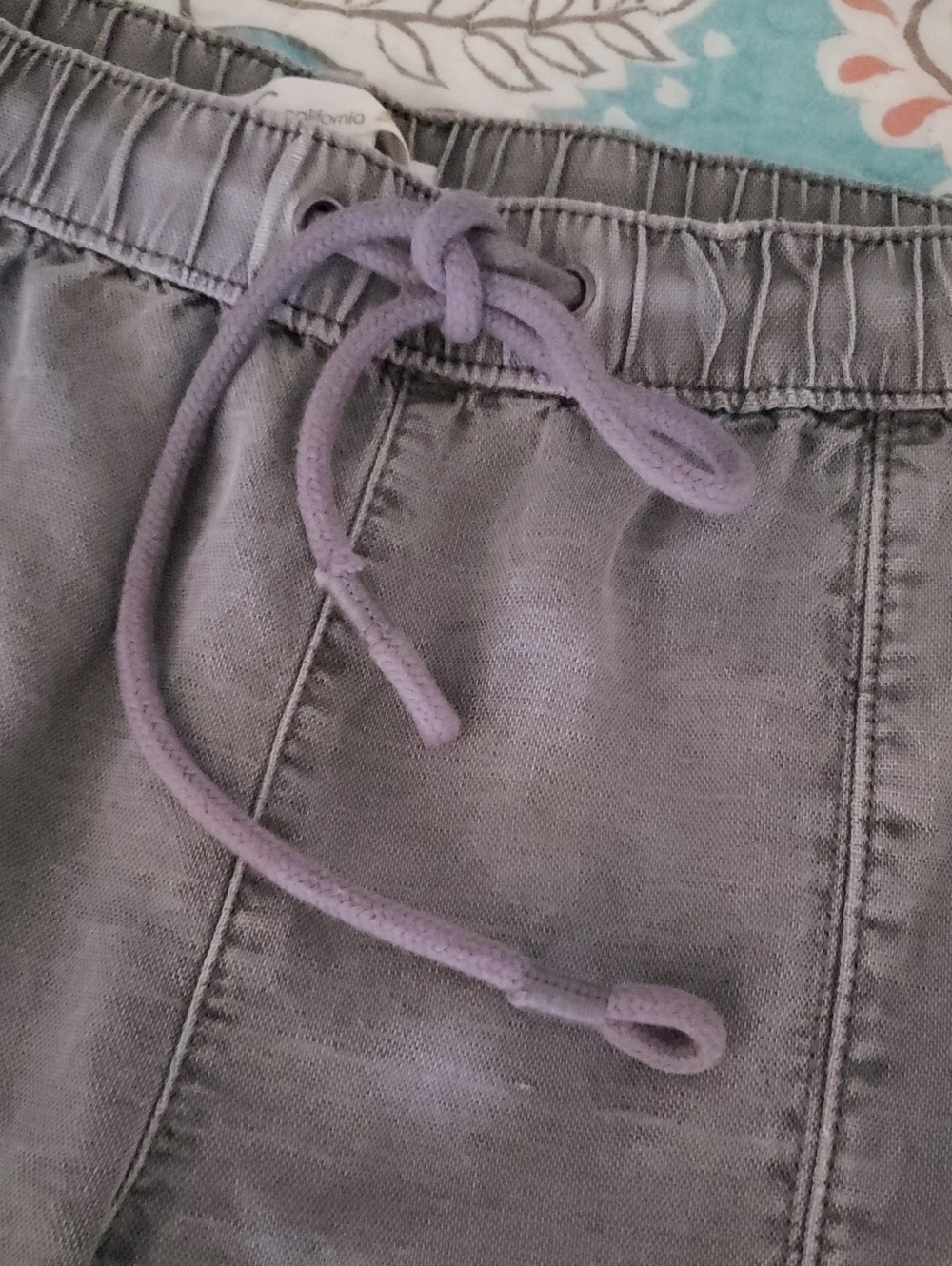 C&C California Linen Blend Pants M - Picture 4 of 10